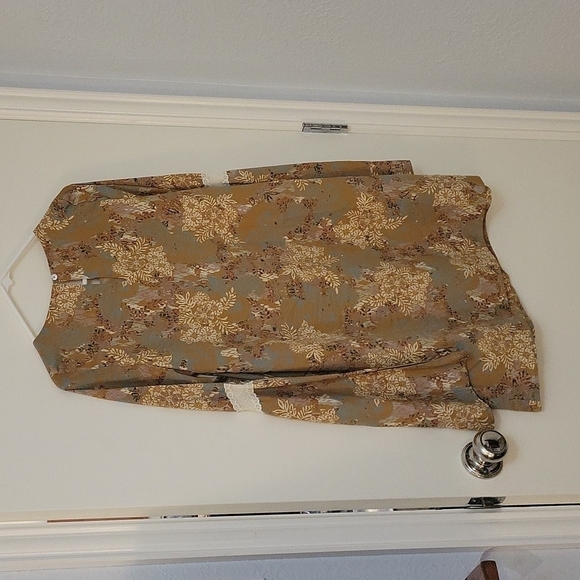 BLISS COUTURE Floral Flare Sleeve Lace Coquette Boho Jumper Mini Festival Dress - Picture 7 of 11